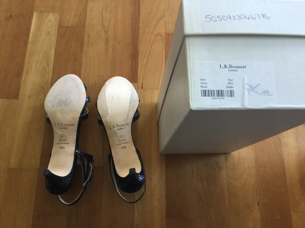 LK Bennett Black Sandals - Image 2