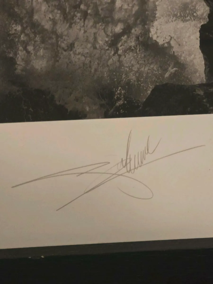 Giles Norman framed west cork scene..black/white - Image 3