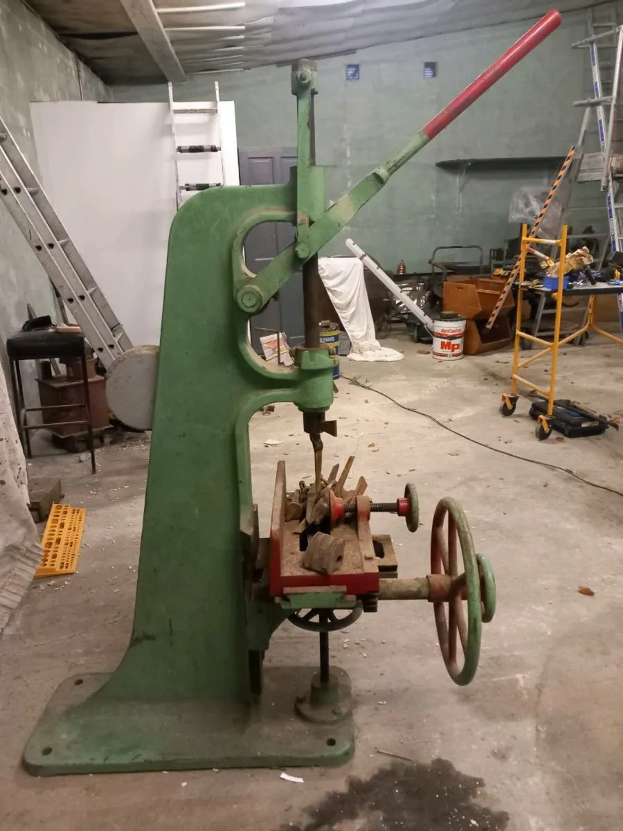 antique mortising machine - Image 2