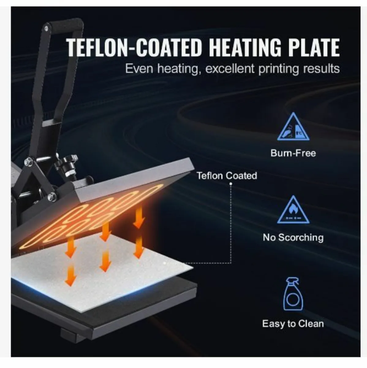 Heat Press Machine 15 x 15 in/38.1 x 38.1 cm - Image 2