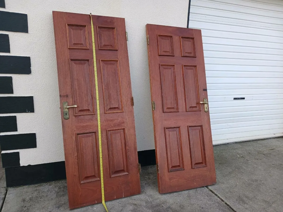 FIRE PROOF DOORS MAGHOGNY €60 - Image 2