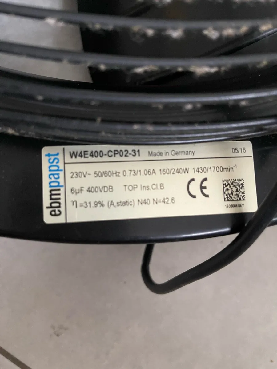 Ebmpapst fan W4E400-CP02-31 fan - Image 3