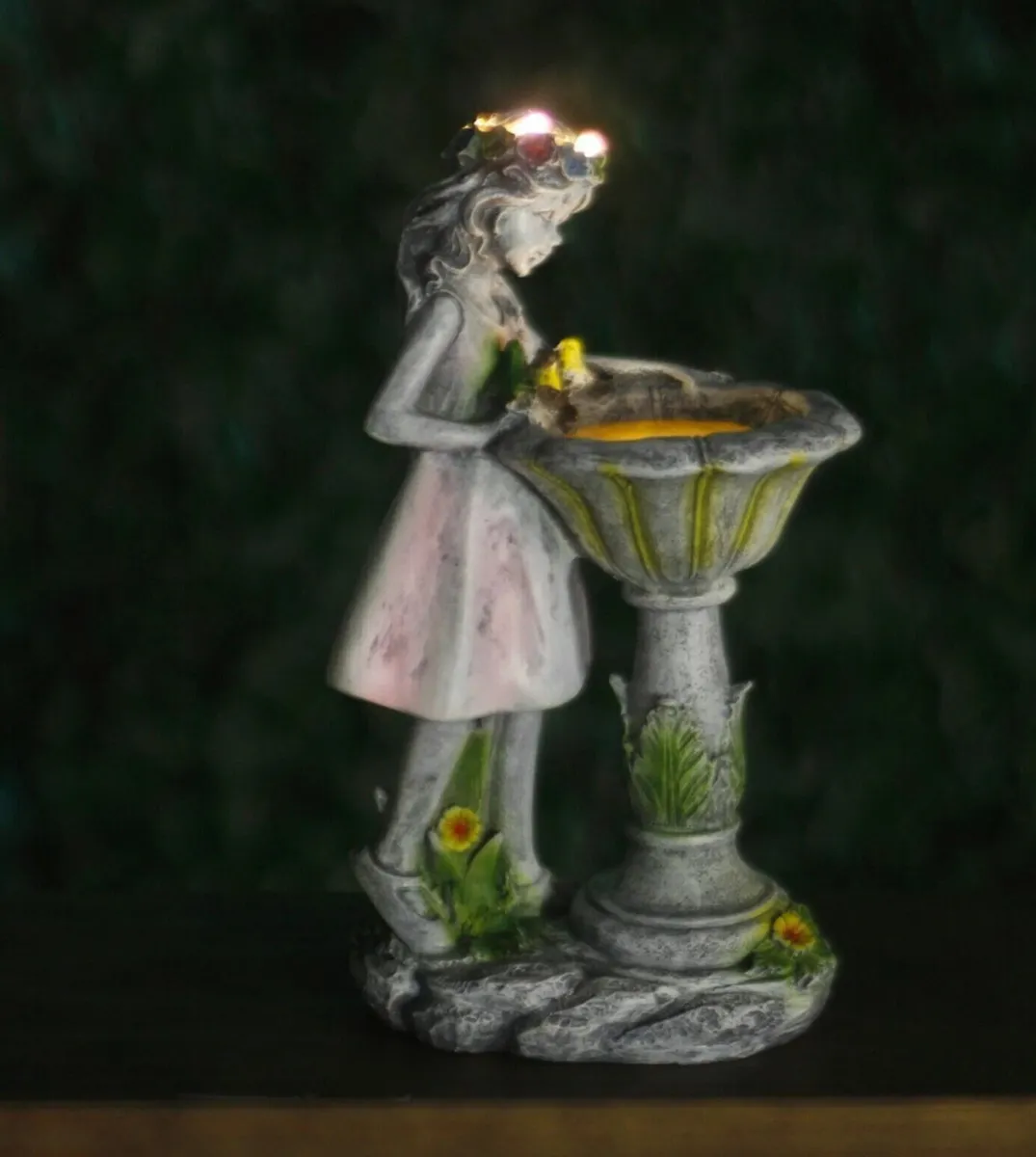 Solar Angel Garden Ornament LED Light Up - Image 1