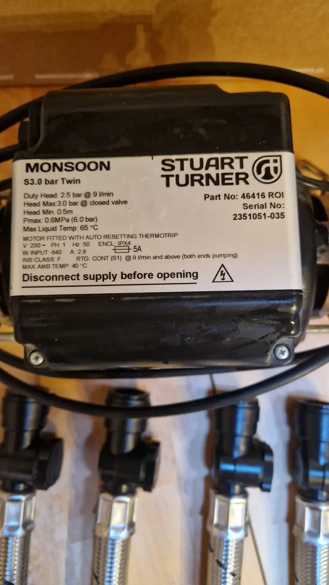 Stuart Turner Shower Pump 3.0 Bar - Brand New - Image 2