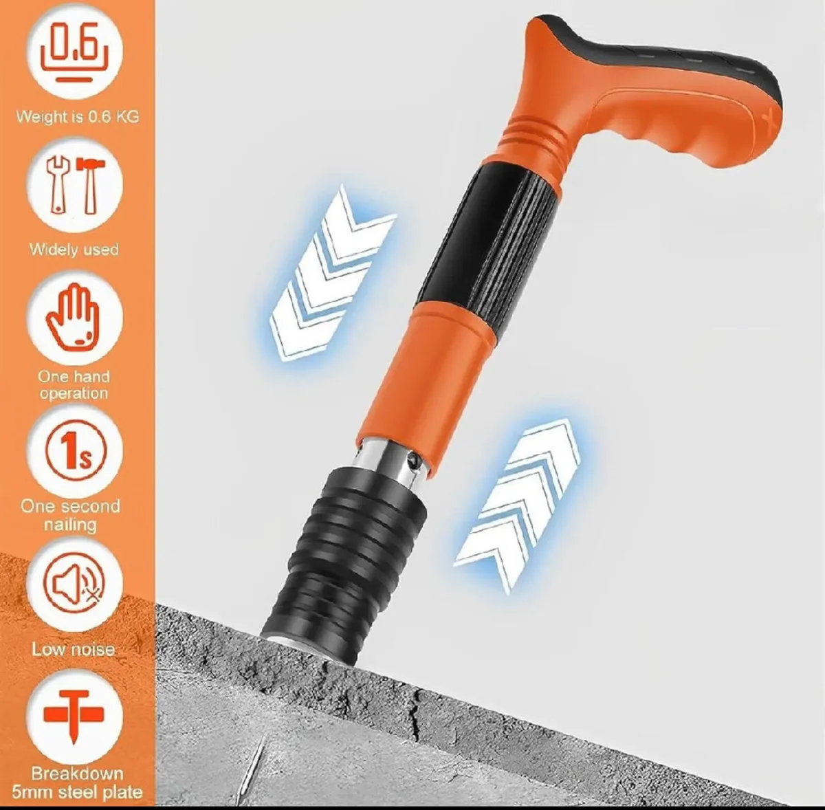 Mini Nail Gun Manual Air Nailer with 4 Gears - Image 4