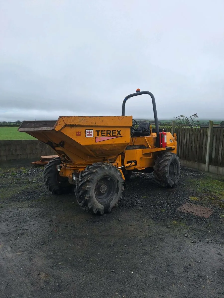 6 tonne Terex swivel dumper. - Image 1