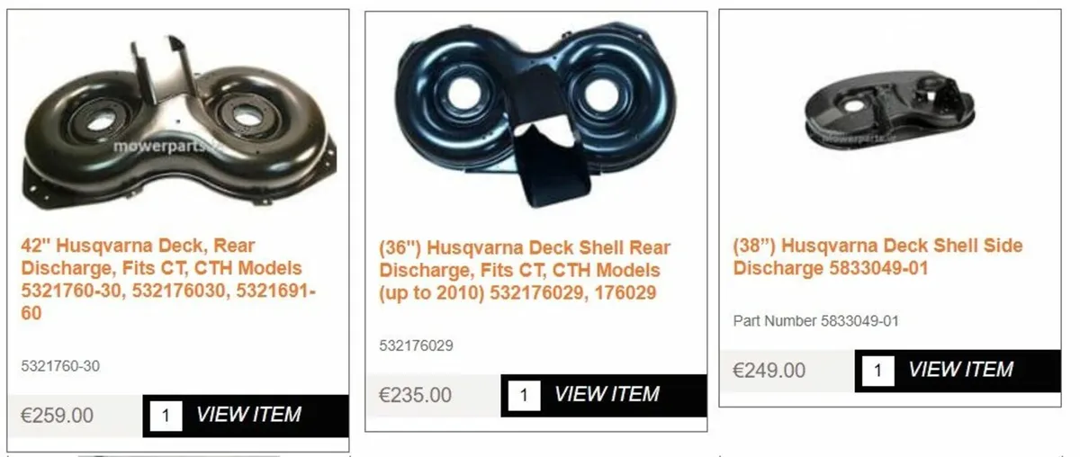 36" Castelgarden Mountfield Stiga Alpina Deck - Image 3