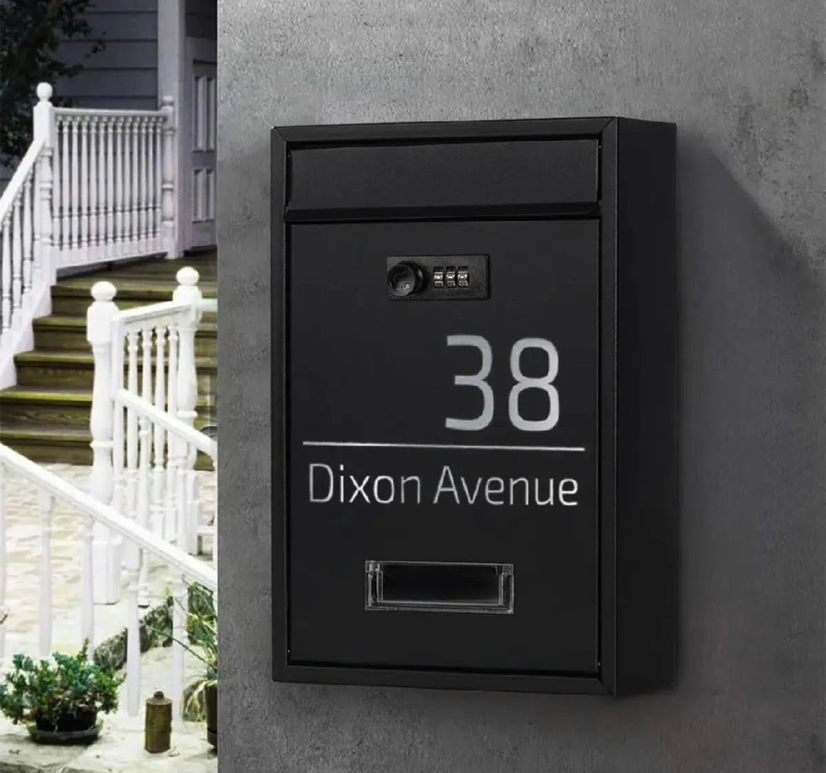 Personalised Post Box Letter Box Address - Image 1