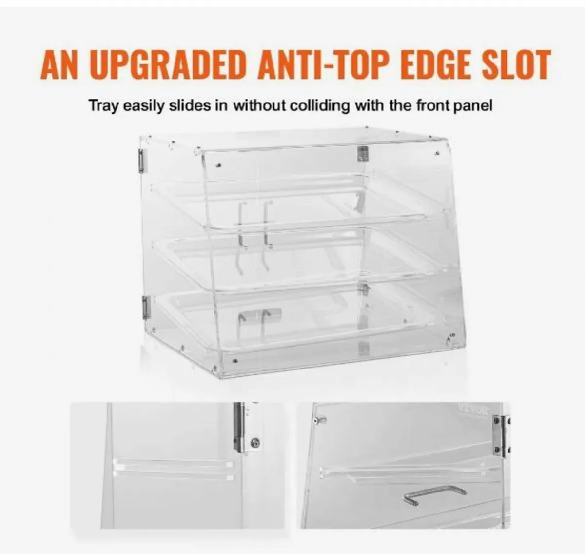 Pastry Display Case, 3-Tier Commercial - Image 2