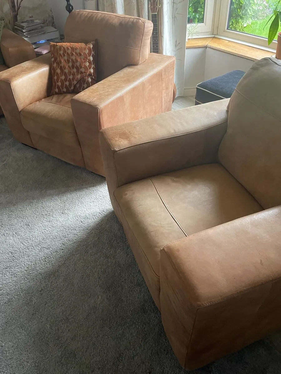 Leather Armchairs - Image 3