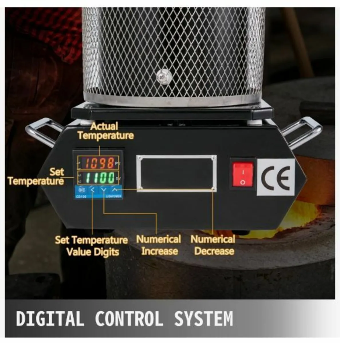 3KG Gold Melting Furnace 2100W - Image 3