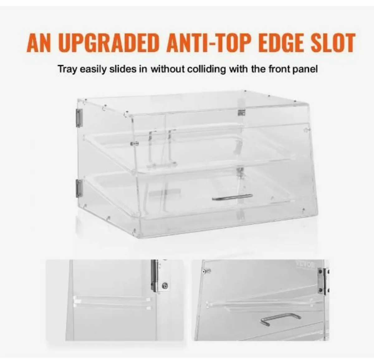 Pastry Display Case, 2-Tier Commercial - Image 4