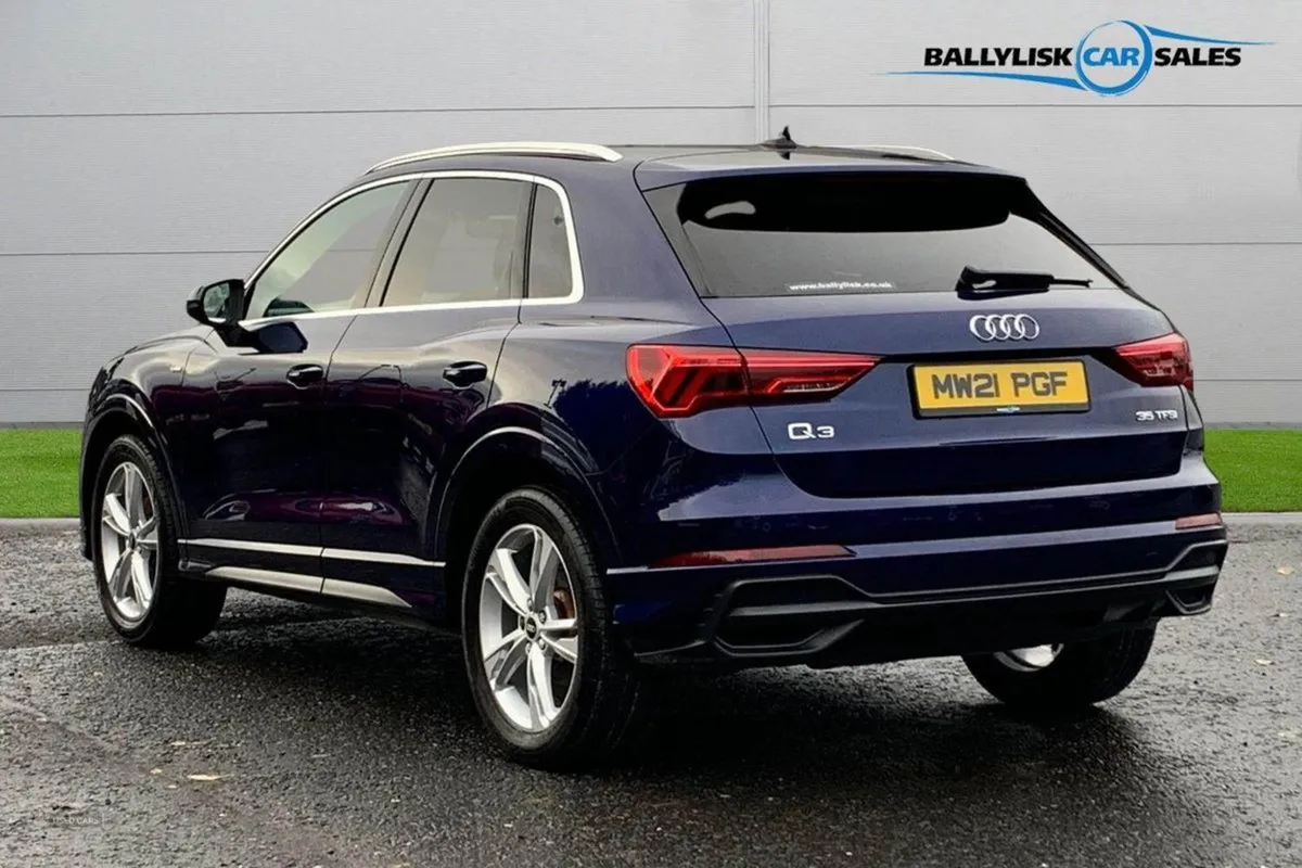 Audi Q3 1.5 Tfsi 35 S Line S Tronic in Blue With - Image 2