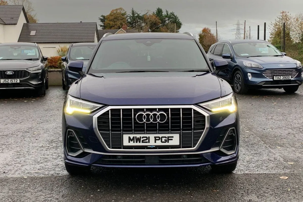 Audi Q3 1.5 Tfsi 35 S Line S Tronic in Blue With - Image 4