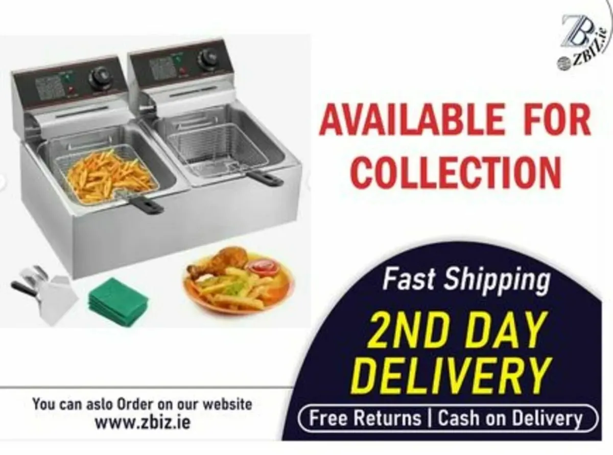 Deep Fryer 12L – Commercial Electric 5000W - Image 1