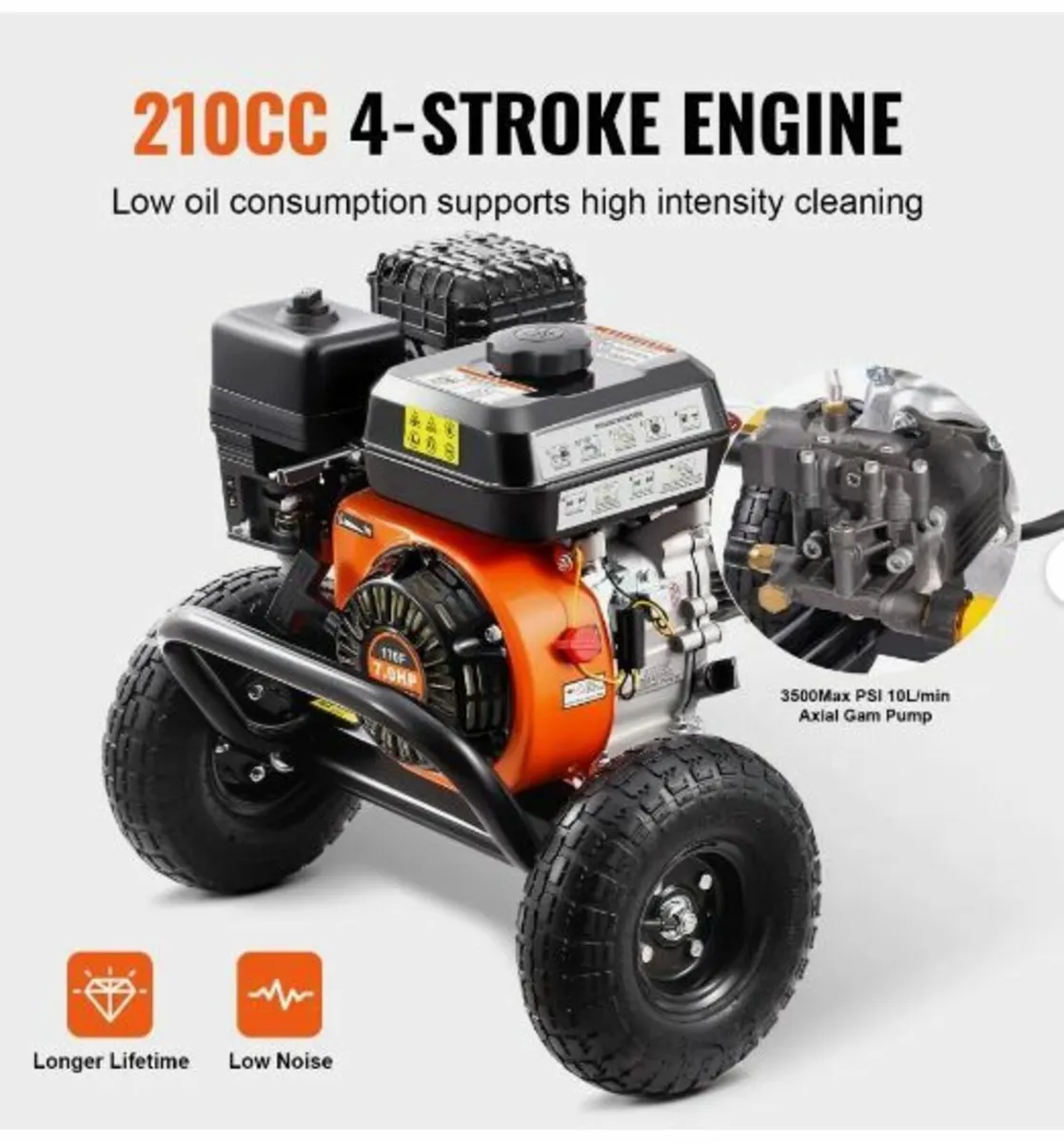 Gas Pressure Washer, 3500 PSI 10L/min - Image 3