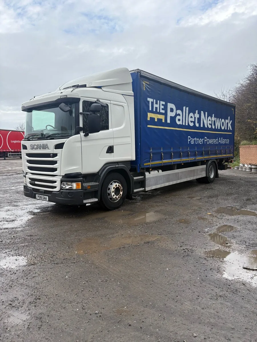 Scania G410 Curtainsider 2018 cantilever taillift - Image 2