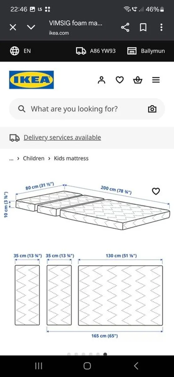 Ikea extendable children's bed. - Image 3