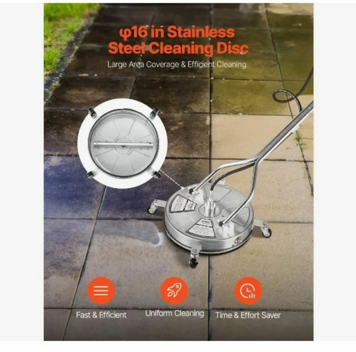 21" Pressure Washer Surface Cleaner - Image 4