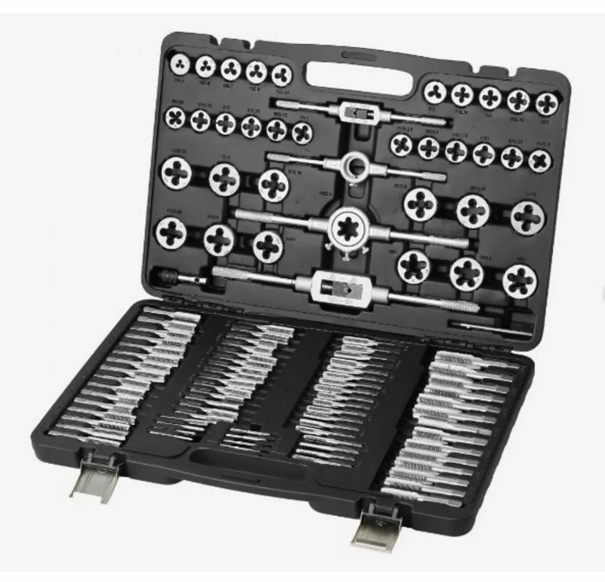 Tap and Die Set, 110-Piece Include Metric Size - Image 1