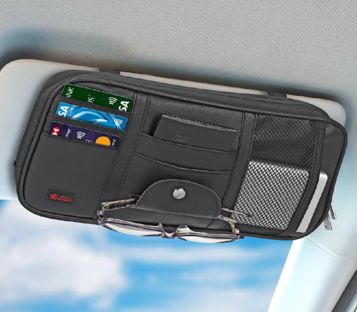 Sun Visor Multi-Pocket Pouch Organiser - Image 2