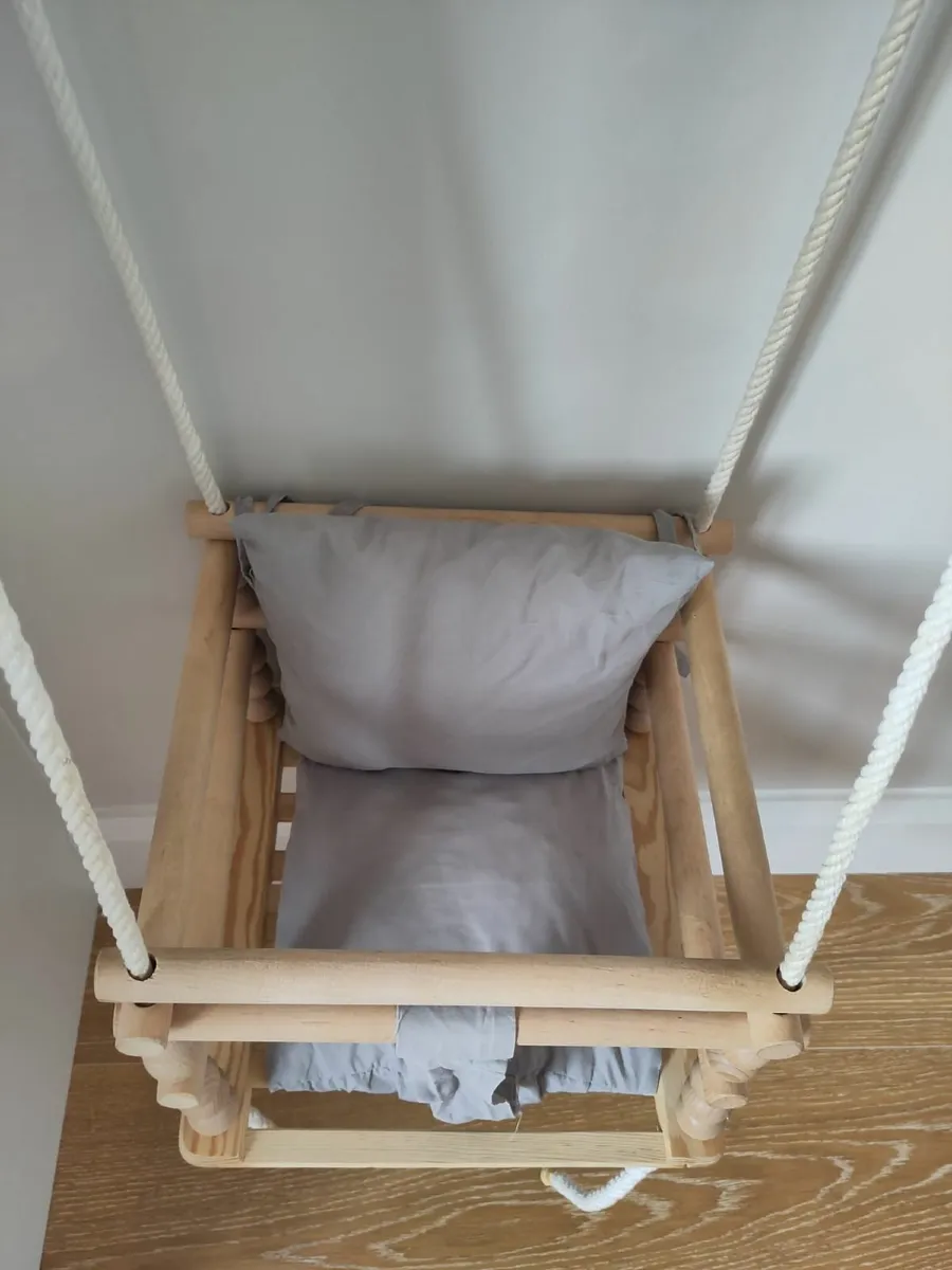 Wooden Baby Swing - Image 3
