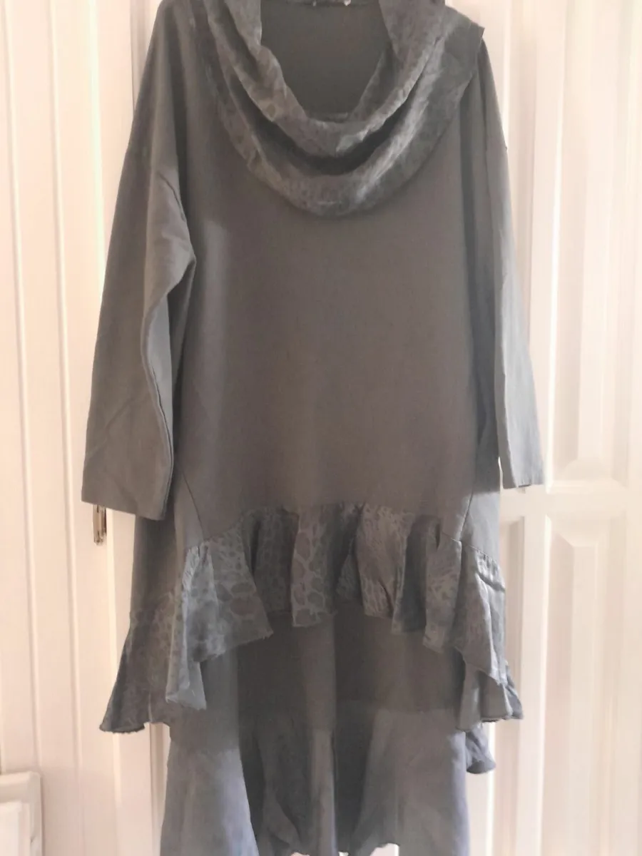 Grey Lagenlook Dress New - Image 1