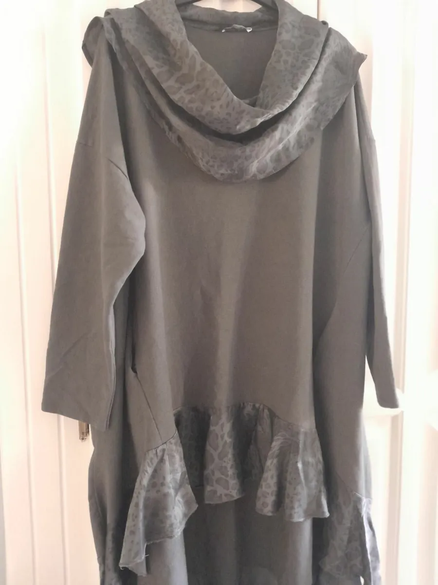 Grey Lagenlook Dress New - Image 4