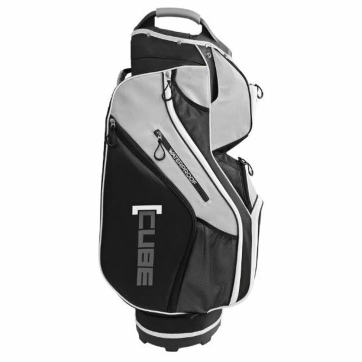 Cube Deluxe Cart Bag - Black/Grey/White Trim - Image 3