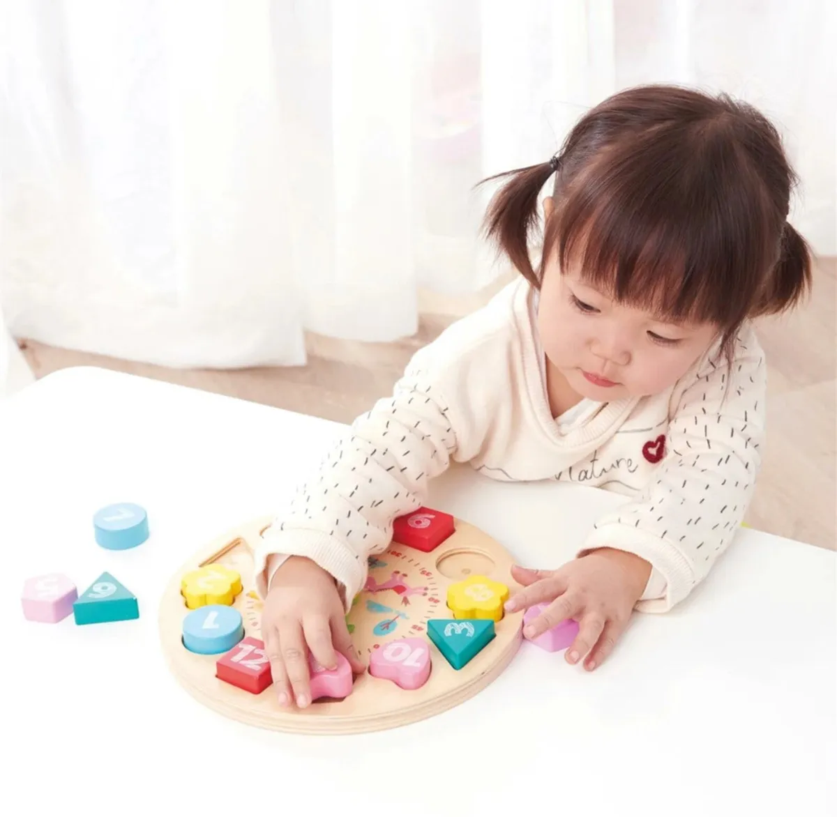 Learning Clock Teaching Hours Educational Toy NEW - Image 2