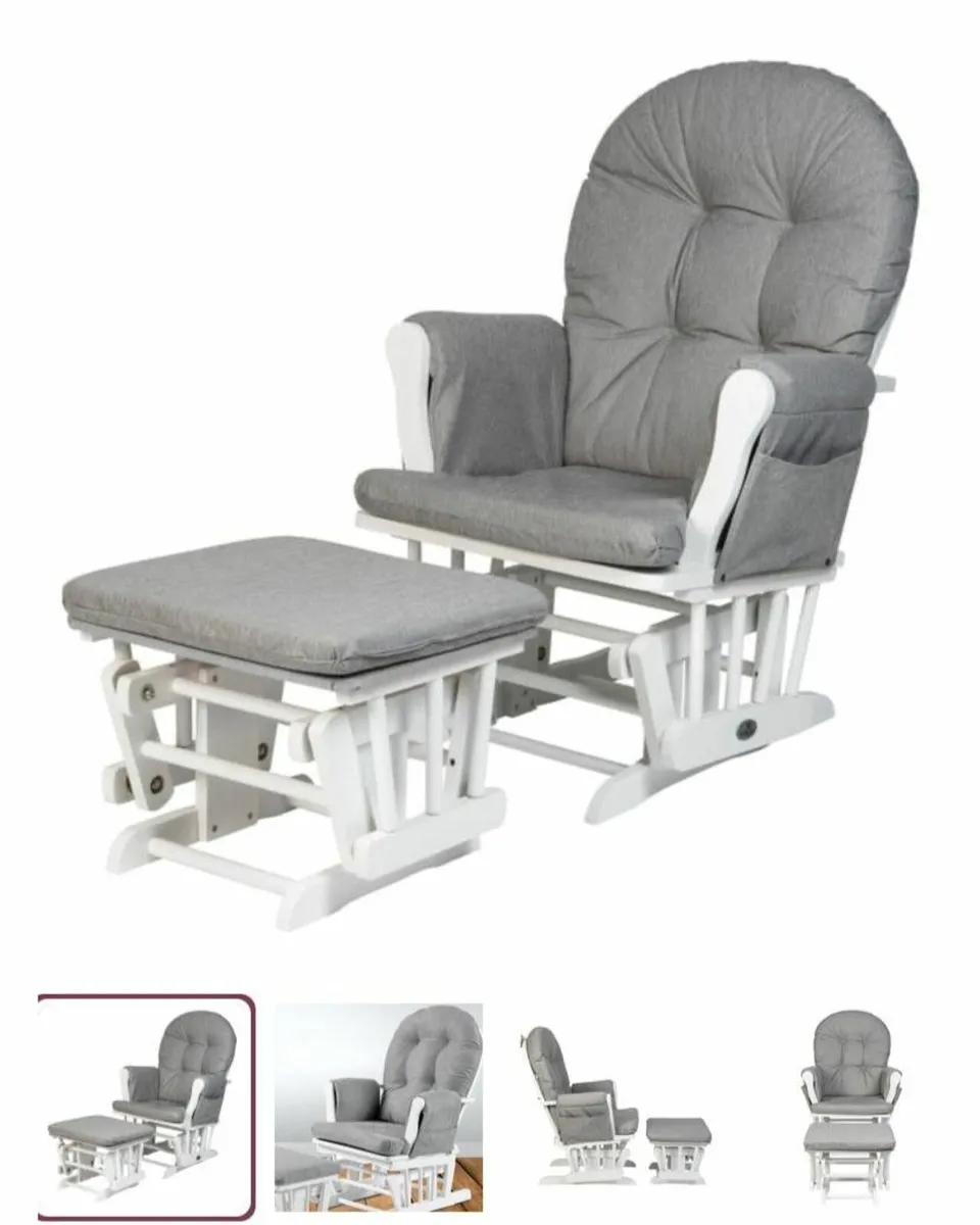 Babylo Brompton Glider & Footstool - Image 1