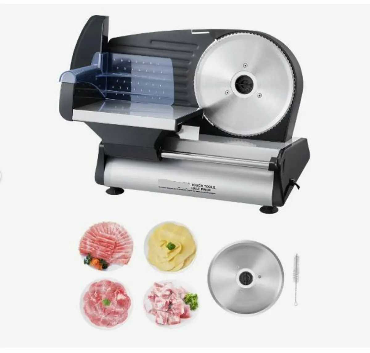 Meat Slicer, 7.5 inch Electric Deli Food Slicer - Image 1