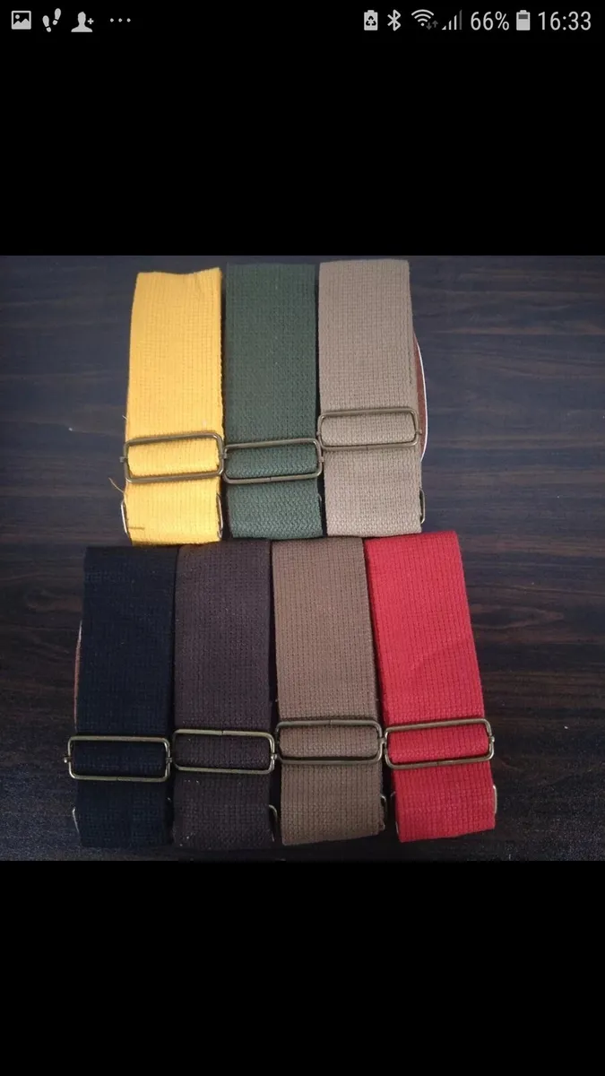 Cotton Guitar Straps