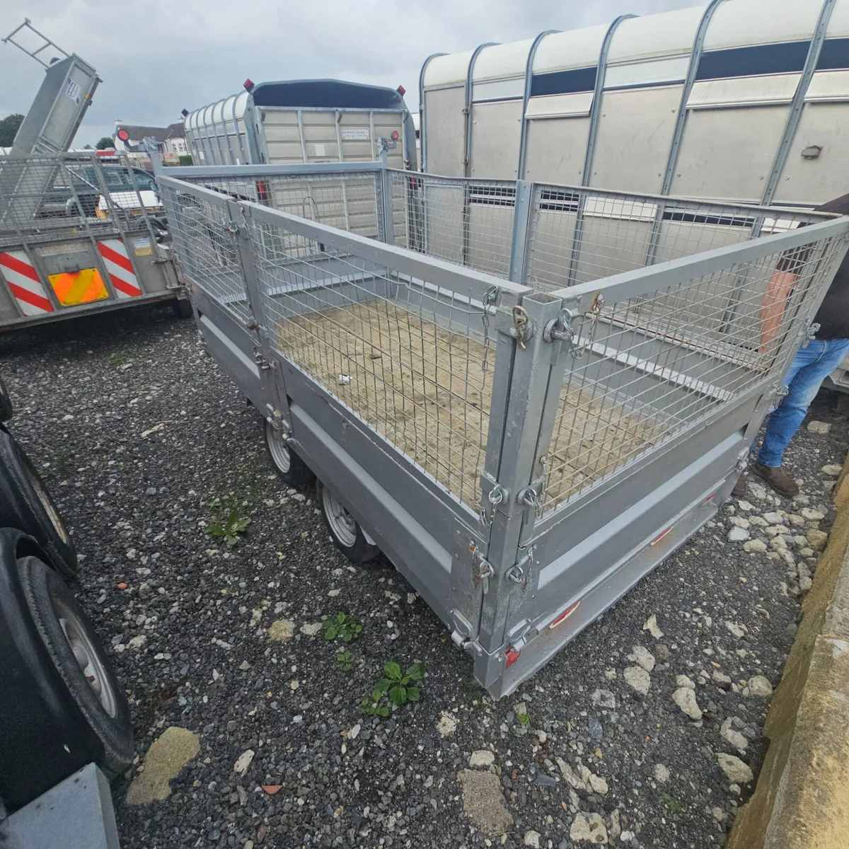 T09768 Used Dooley 10' x 5'" Flatbed Trailer With - Image 4