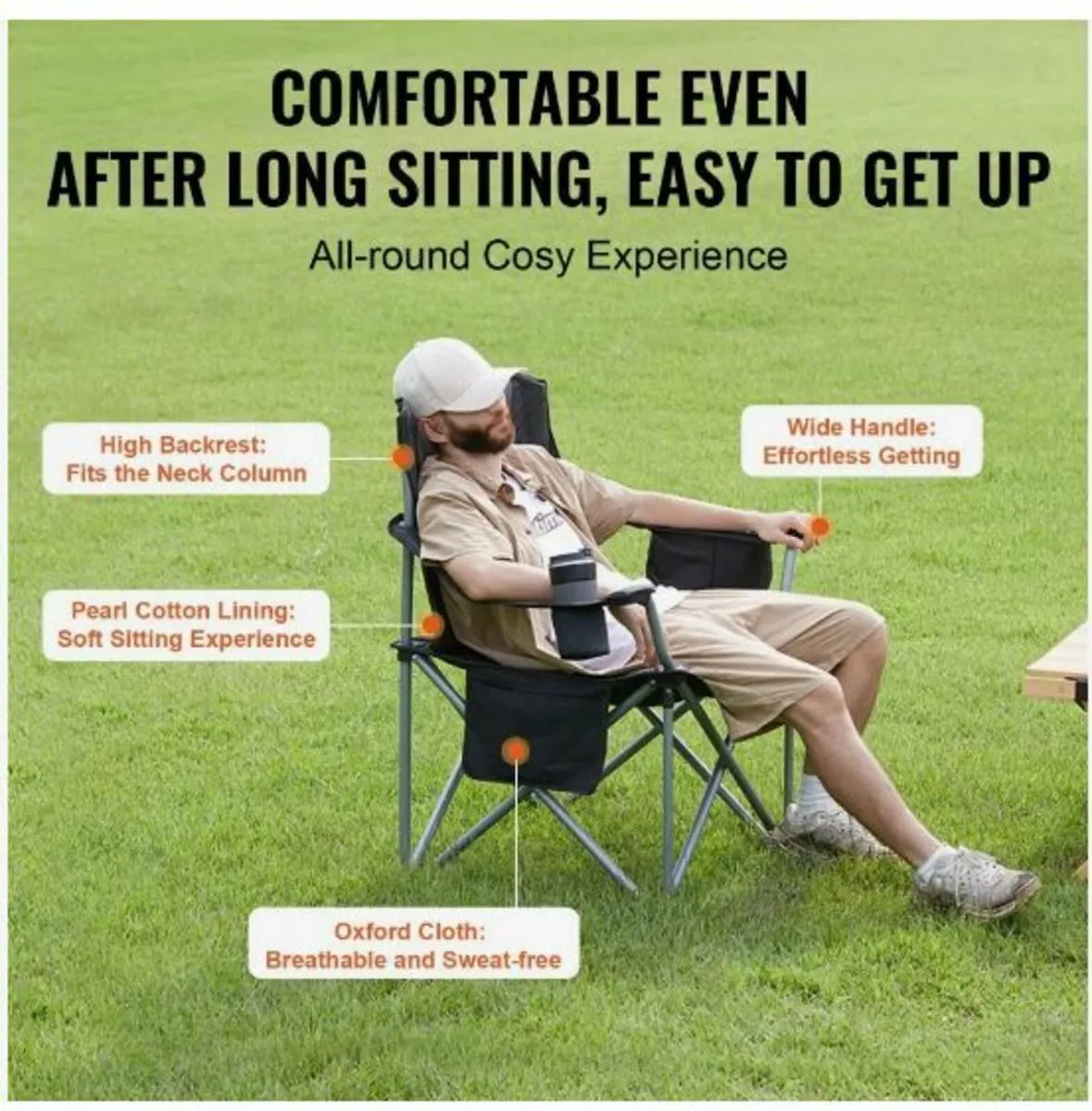 Camping Folding Chair for Adults - Image 3