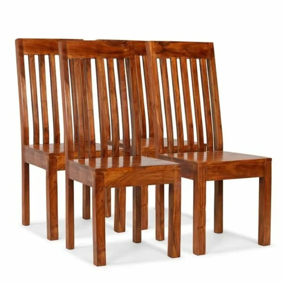 Dining Chairs 4 pcs Solid Wood Modern - Image 1