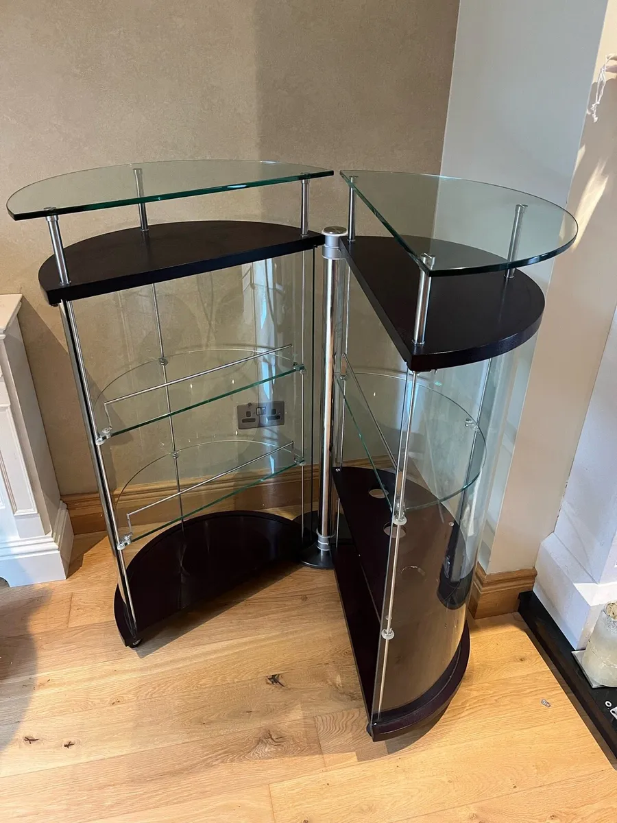 Glass drinks cabinet - Image 1