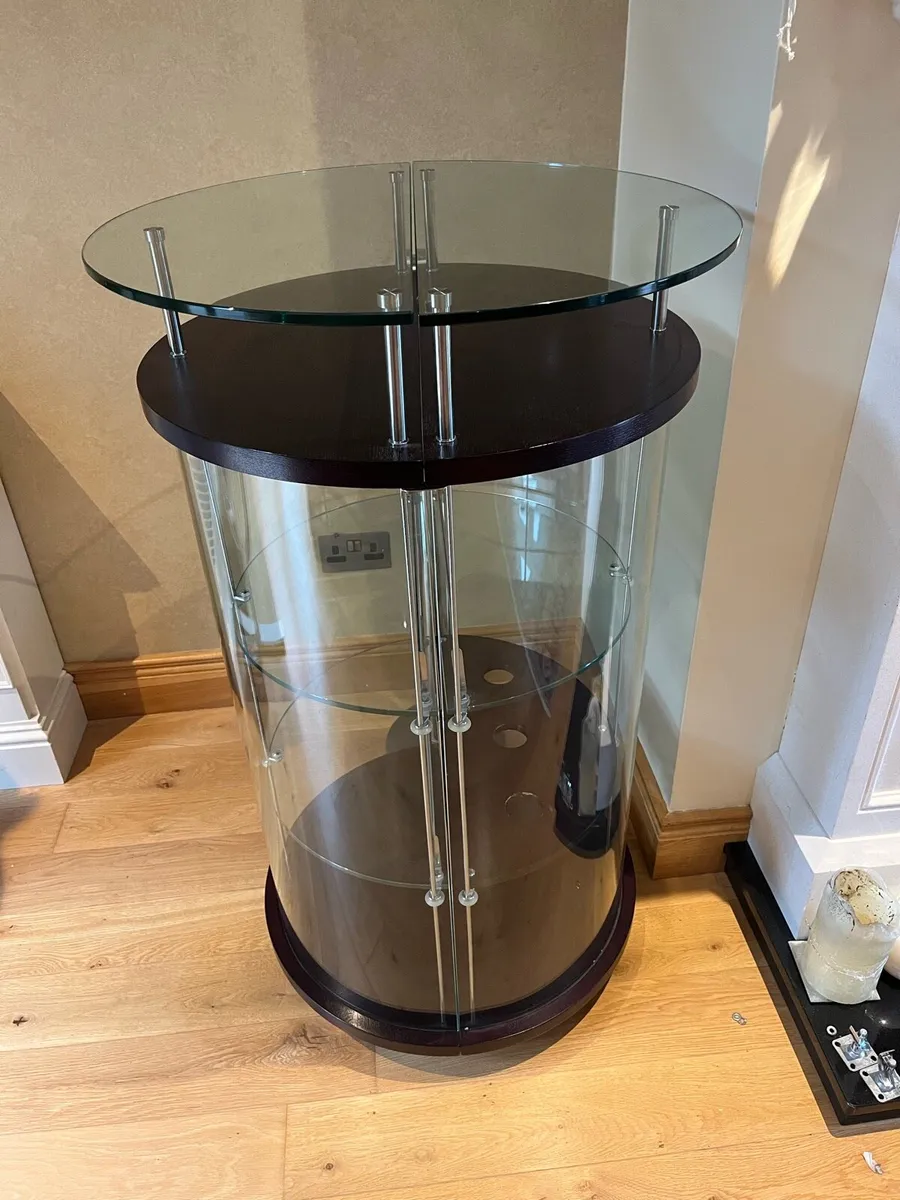 Glass drinks cabinet - Image 2