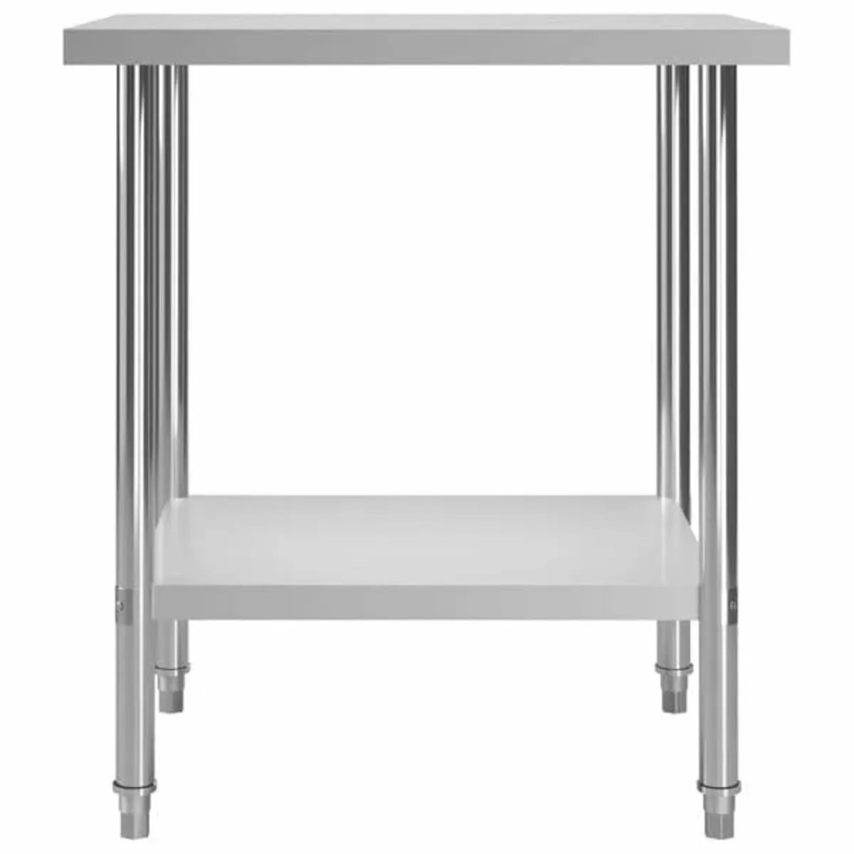 Kitchen Work Table 80x60x85 cm Stainless Steel - Image 4
