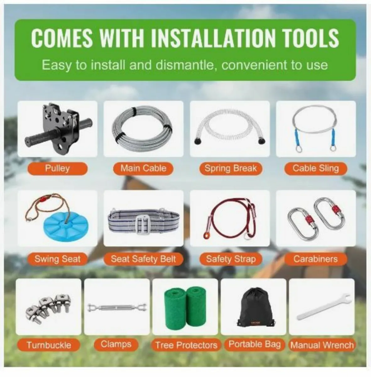 Zipline Kit for Kids and Adult - Image 3