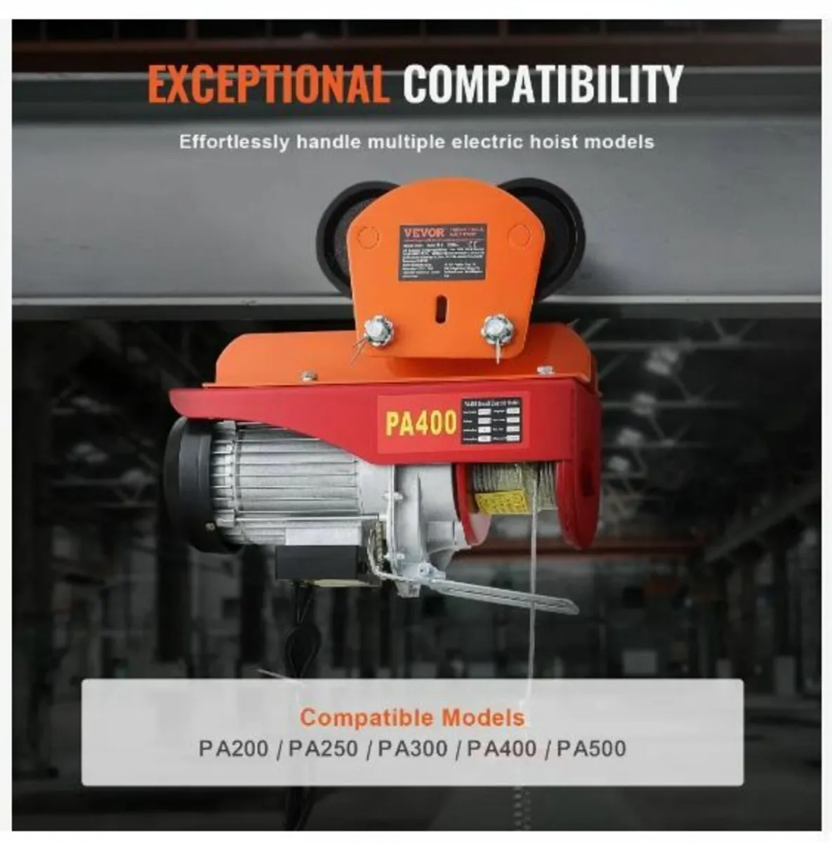 Electric Hoist Manual Trolley - Image 2