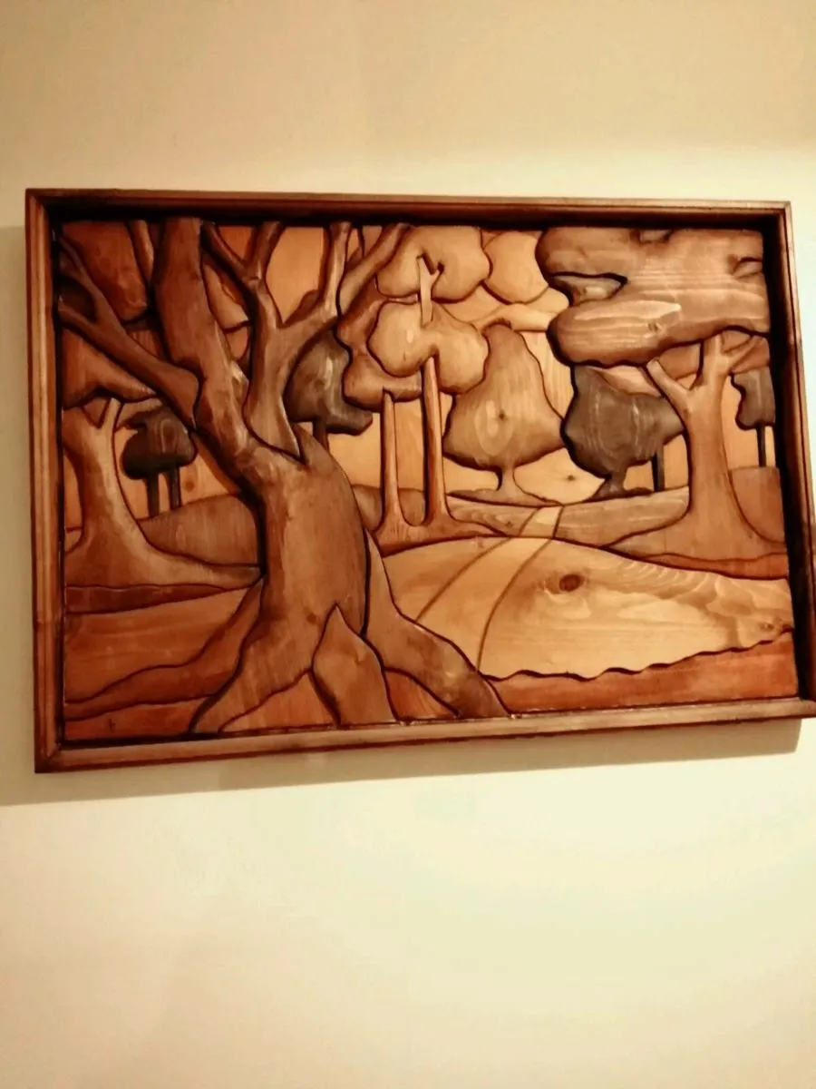 Handmade stunning wooden picture - Image 2