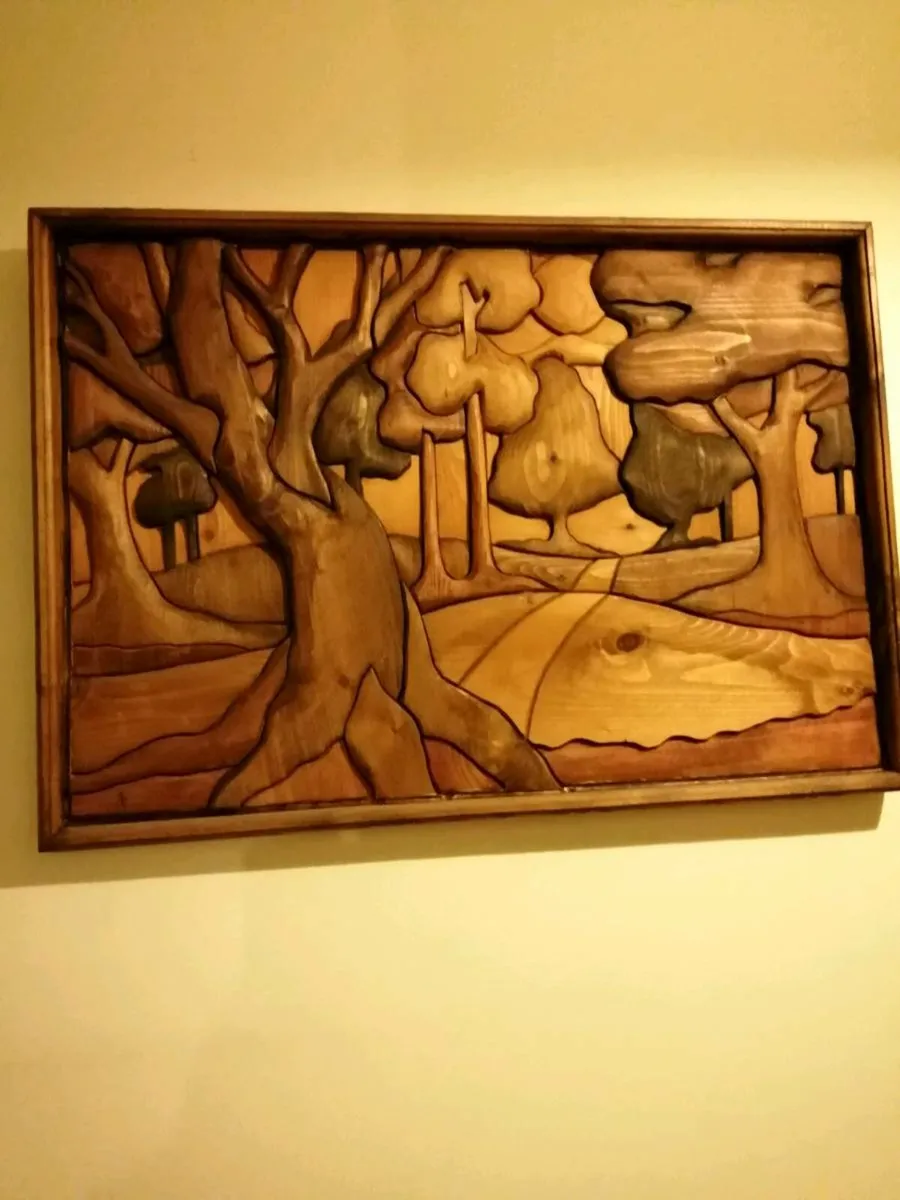 Handmade stunning wooden picture - Image 3