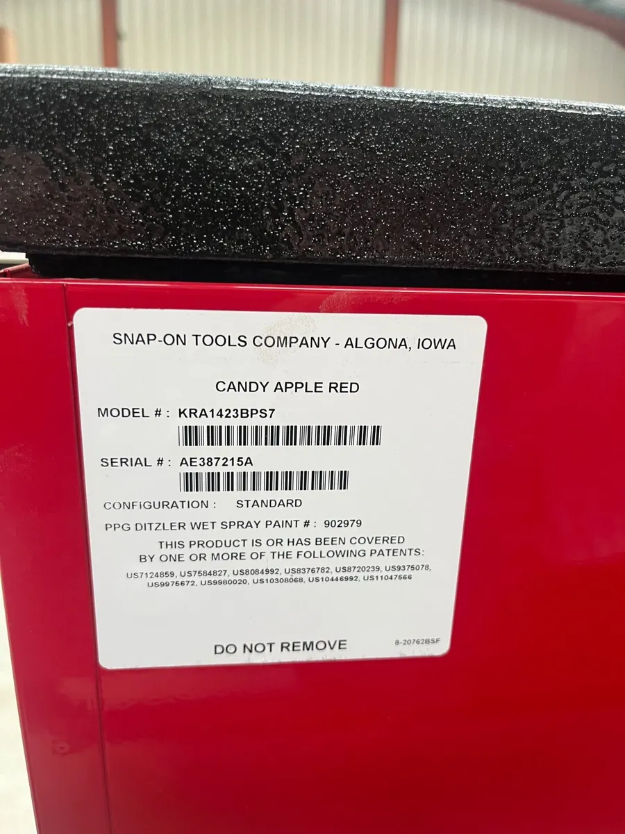 Snap on tool box - Image 2