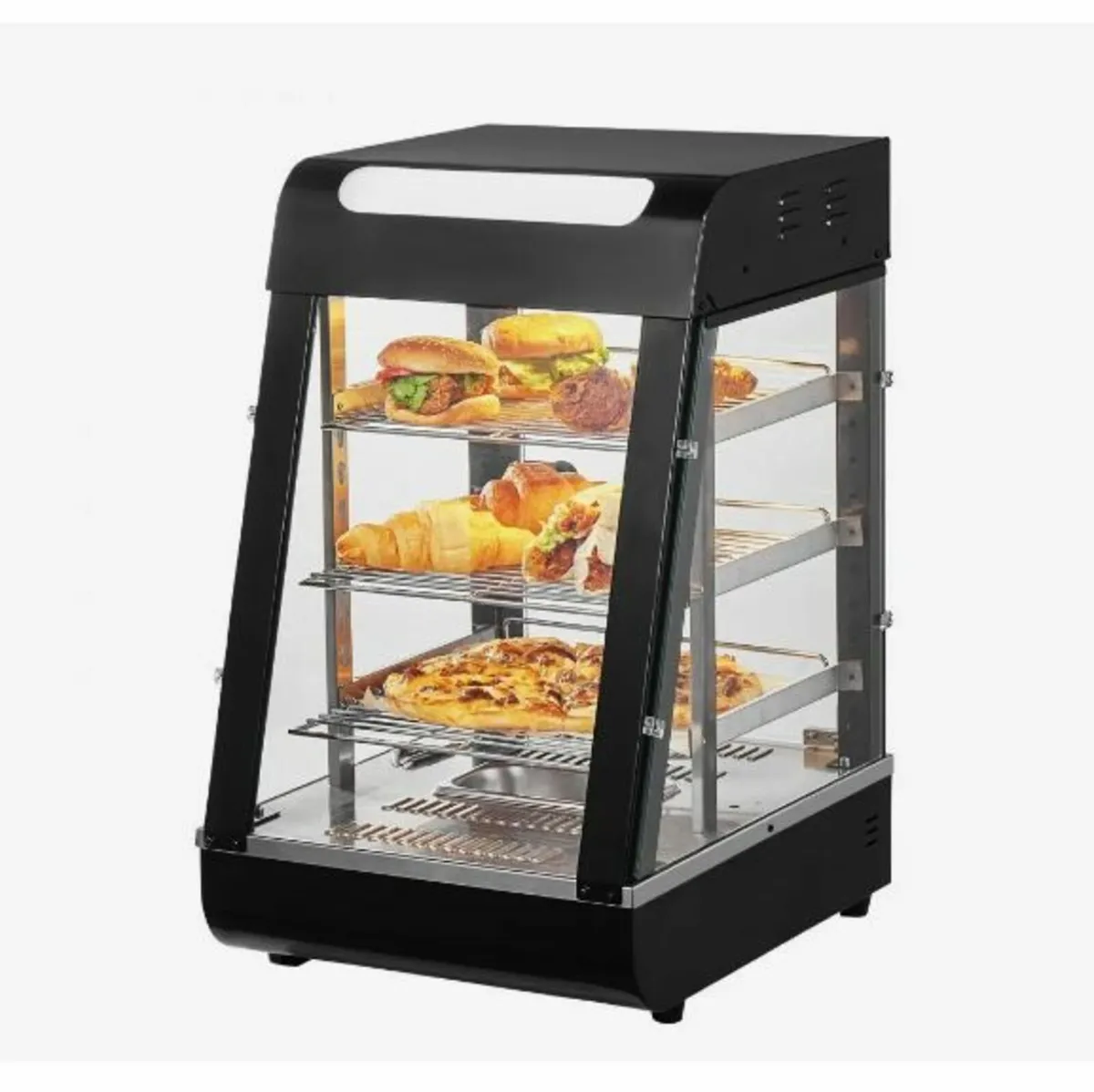 3-Tier Commercial Food Warmer Display, 1000W - Image 1