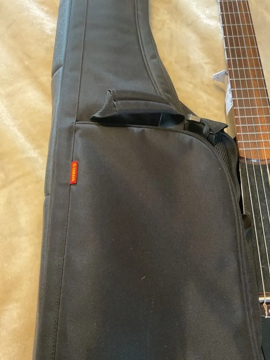 Yamaha silent guitar with case. - Image 1
