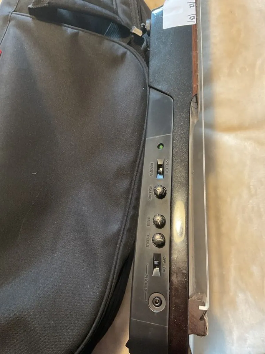 Yamaha silent guitar with case. - Image 3