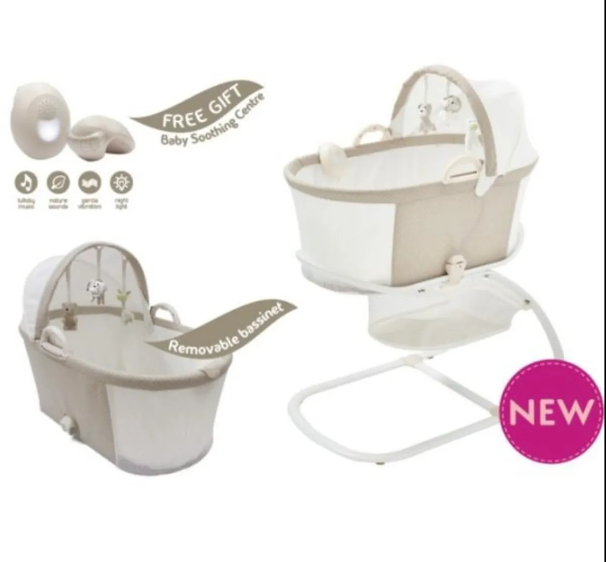 Purflo PurAir breathable Bassinet with stand. - Image 3