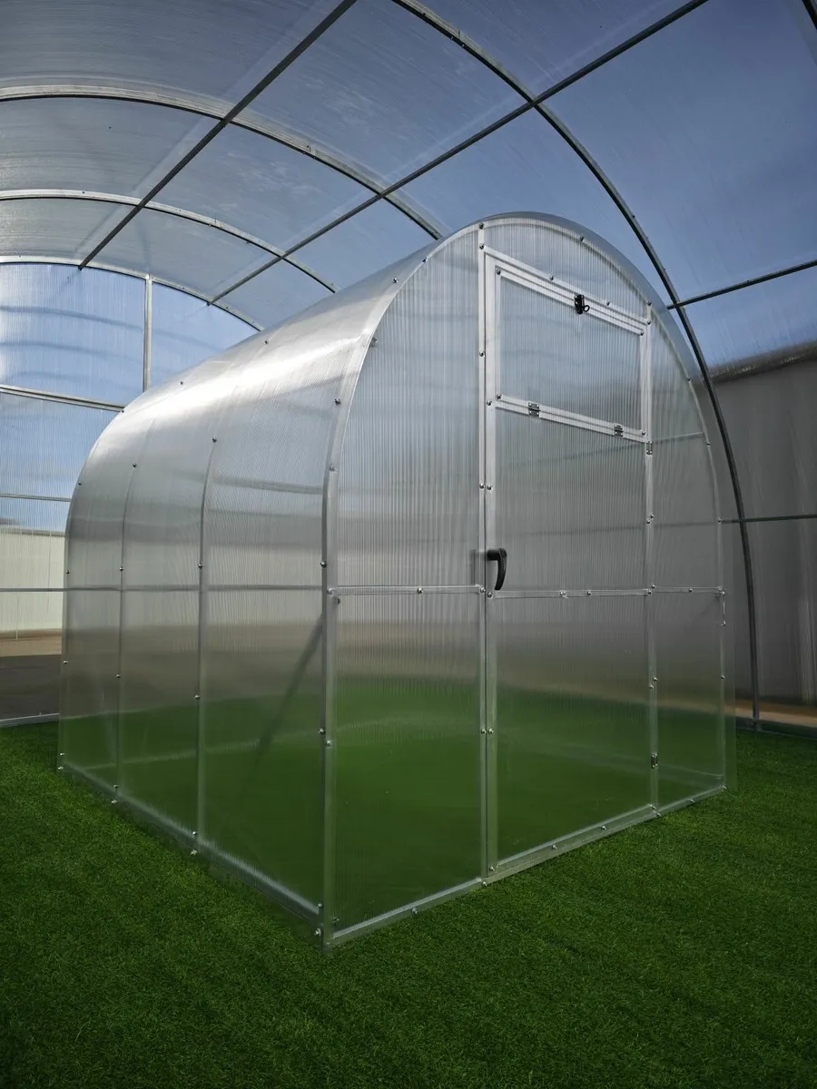 AG COMPACT Polycarbonate Greenhouse/Polytunnel - Image 3