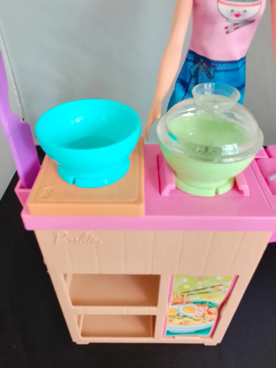 Barbie Sushi stand with Doll - Image 3